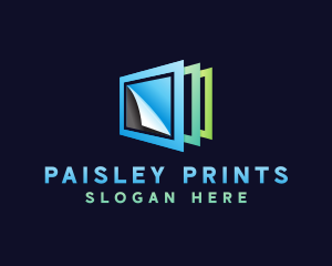 Picture Document Printing logo design