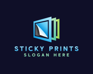 Picture Document Printing logo design