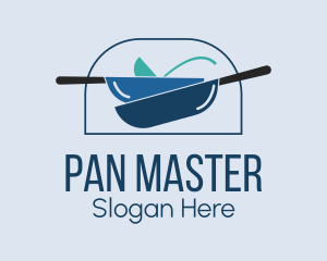 Pan - Pile Cooking Pans logo design