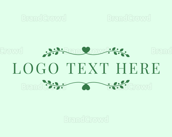 Organic Skincare Text Logo