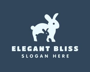 Bunny Animal Pet Logo