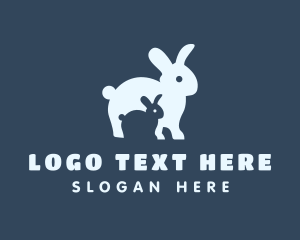 Bunny Animal Pet logo design