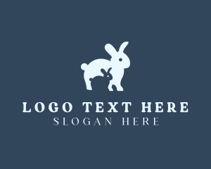 Bunny Animal Pet logo design