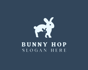 Bunny Animal Pet logo design