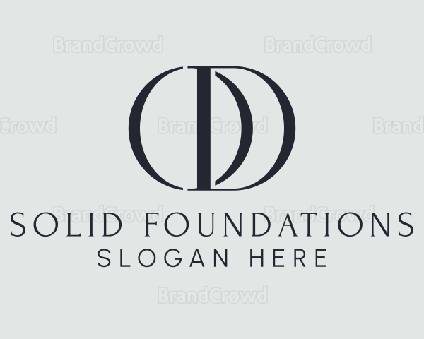 Modern Luxury Company Letter OD Logo