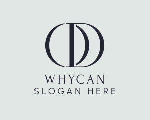 Attorney - Modern Luxury Company Letter OD logo design