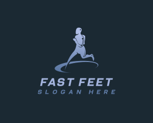 Running - Running Exercise Therapy logo design