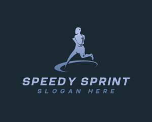 Running Exercise Therapy logo design