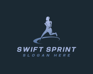 Running Exercise Therapy logo design