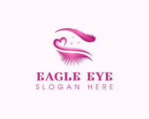 Eyelashes Makeup Beauty logo design