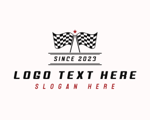 Automobile - Racing Flag Automotive logo design