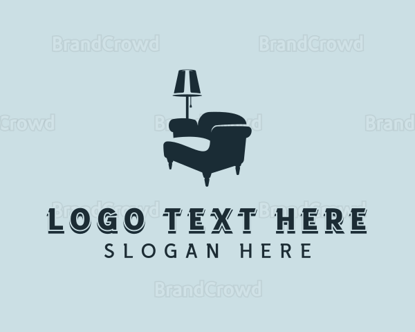 Armchair Furniture Decor Logo