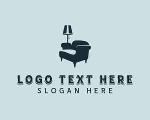 Upholsterer - Armchair Furniture Decor logo design