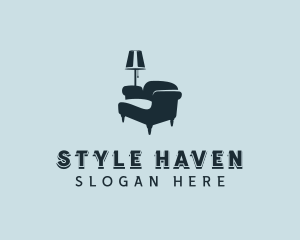 Furniture - Armchair Furniture Decor logo design