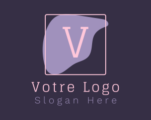 Paint Letter Square Logo
