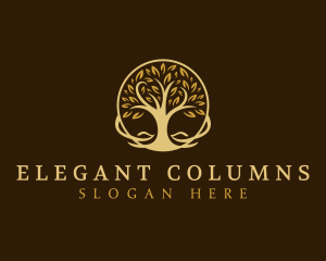 Elegant Tree Nature logo design