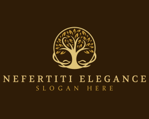 Elegant Tree Nature logo design