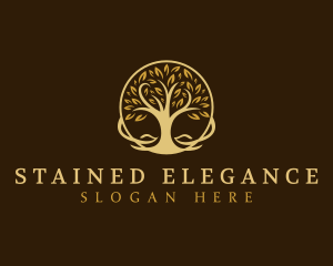 Elegant Tree Nature logo design