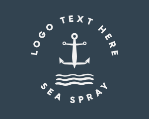 Classic Marine Anchor  logo design