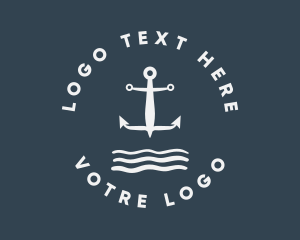 Coast - Classic Marine Anchor logo design