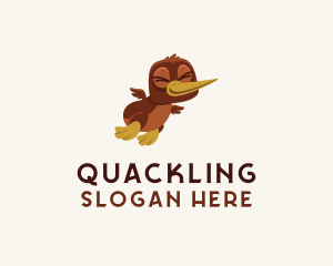 Duckling - Duck Duckling Bird logo design