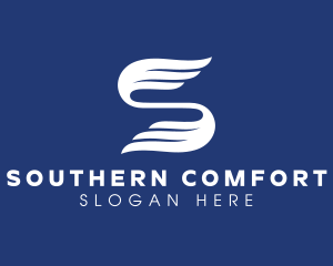 Company Wings Letter S logo design