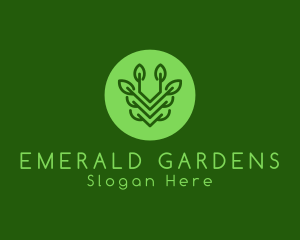 Gardener Natural Plant logo design