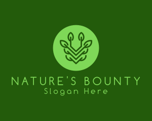 Gardener Natural Plant logo design