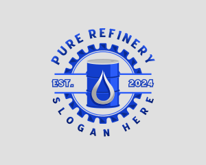 Industrial Oil Barrel logo design