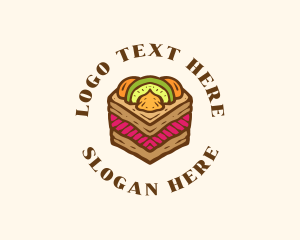 Food - Delicious Birthday Cake logo design