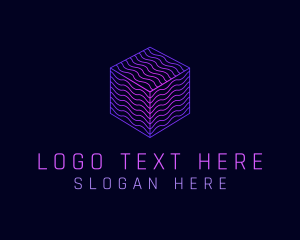 Learn - Cube Tech Software logo design