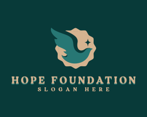 Nonprofit - Wellness Dove Bird logo design