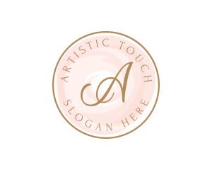 Feminine Watercolor Salon logo design