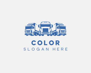 Flatbed - Mover Trucking Logistics logo design