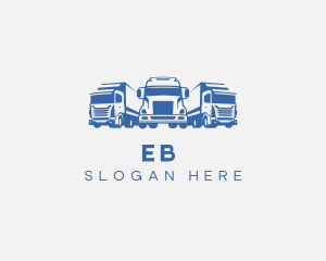 Freight - Mover Trucking Logistics logo design