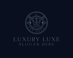 Luxury Crown Company logo design