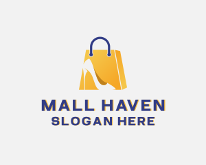 Shopping Mall - Stilettos Shopping Bag logo design