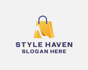 Stilettos Shopping Bag logo design