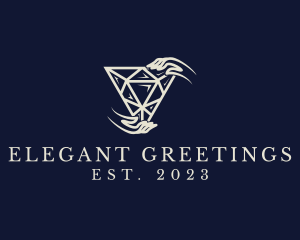 Elegant Diamond Jewelry logo design