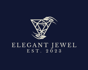 Elegant Diamond Jewelry logo design