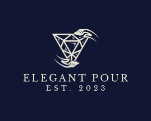 Elegant Diamond Jewelry logo design