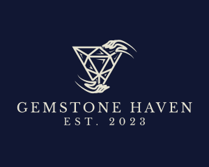 Elegant Diamond Jewelry logo design