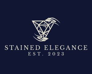 Elegant Diamond Jewelry logo design