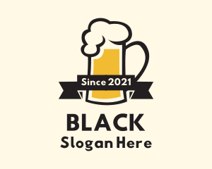 Draught Beer Pub Logo