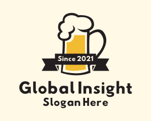 Drinking - Draught Beer Pub logo design