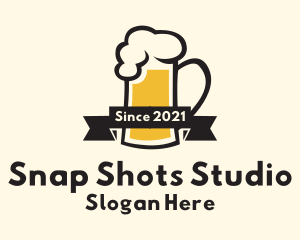 Craft Beer - Draught Beer Pub logo design