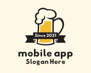 Mug - Draught Beer Pub logo design
