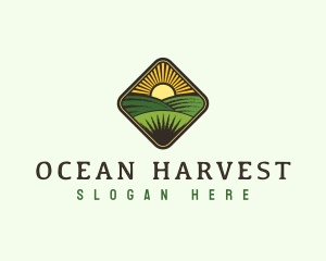 Farm Field Harvest logo design