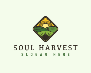 Farm Field Harvest logo design