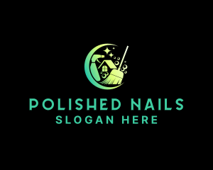 Home Sanitation Cleaning logo design